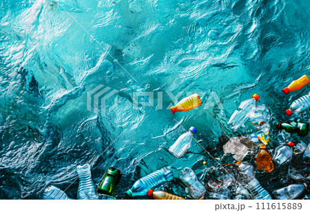 Pollution of water bodies with plastic waste, damage to the ecosystem and raising awareness of the problem on World Water Day, background for the article Pollution of water bodies with plastic waste, damage to the ecosystem and raising awareness of the problem on World Water Day, background for the article 111615889