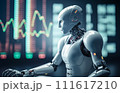 AI Trading. AI Robot on chatGPT generate analytic Trading chart.  111617210