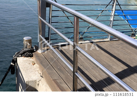 Berth for mooring boats and yachts in the port of Tel Aviv 111618531