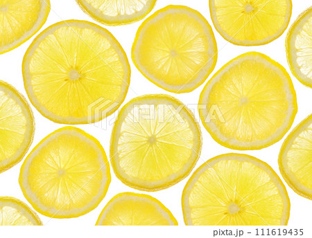 Fresh lemon slices pattern Fresh lemon slices pattern 111619435