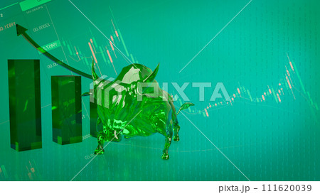 The Bull 3d figure for Business or positive sentiment often encourages buying. The Bull 3d figure for Business or positive sentiment often encourages buying. 111620039