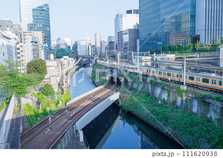 聖橋(御茶ノ水)から中央線立体交差 111620938