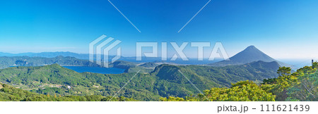 【大野岳しろろ展望台からの風景】 (高解像度版) 鹿児島県南九州市頴娃町郡 【大野岳しろろ展望台からの風景】 (高解像度版) 鹿児島県南九州市頴娃町郡 111621439
