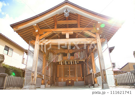 新春の木田神社 111621741