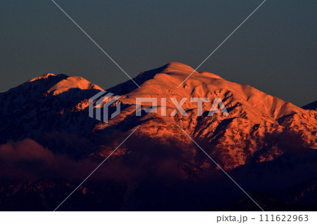 夕方の大日岳 111622963