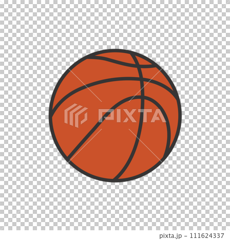 Simple basketball illustration Simple basketball illustration 111624337