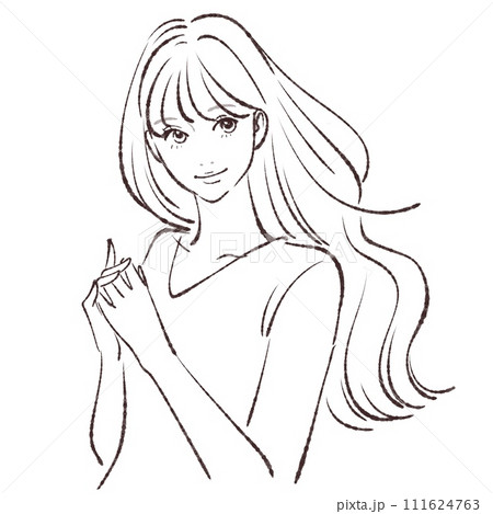 女性・女の子のイラスト素材 女性・女の子のイラスト素材 111624763