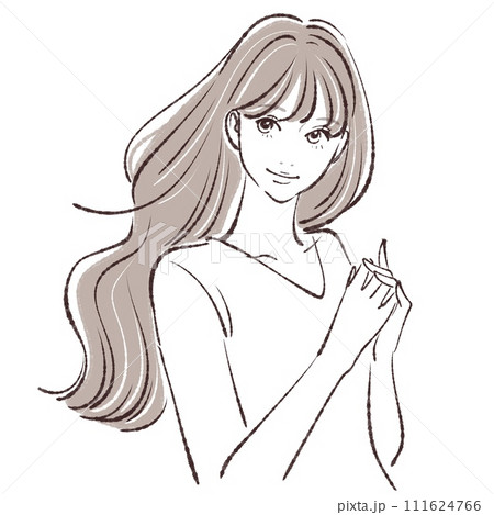 女性・女の子のイラスト素材 女性・女の子のイラスト素材 111624766