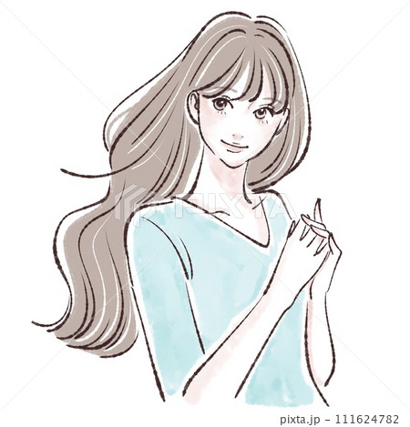 女性・女の子のイラスト素材 111624782