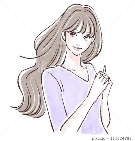 女性・女の子のイラスト素材 111624785