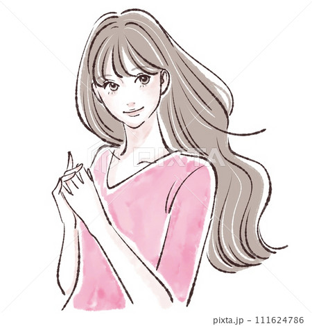 女性・女の子のイラスト素材 111624786