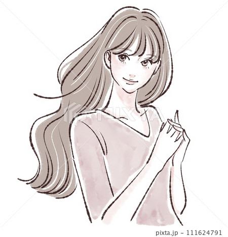 女性・女の子のイラスト素材 111624791