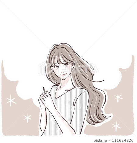 女性・女の子のイラスト素材 111624826