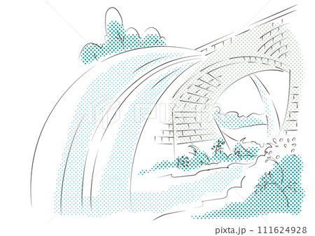 熊本　通潤橋 111624928