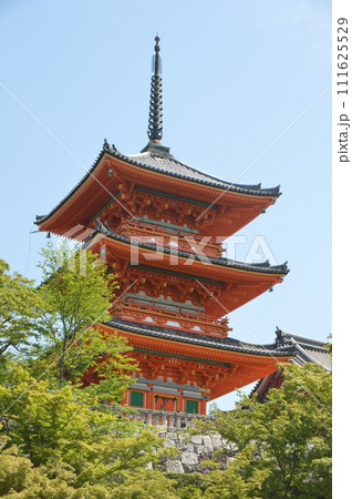 重要文化財･清水寺の「三重塔」（京都市東山区清水） 111625529