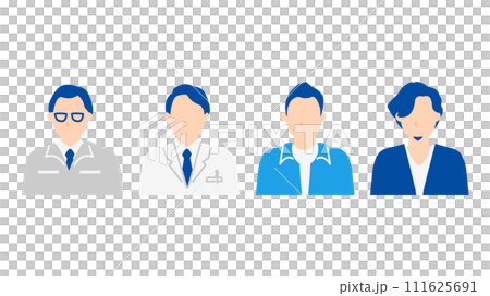 各行業男性插畫集 各行業男性插畫集 111625691