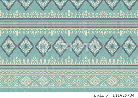 Navajo tribal vector seamless pattern. Native American ornament. Ethnic South Western decor style. Boho geometric ornament. Vector seamless pattern. Mexican blanket, rug. Woven carpet illustration. Navajo tribal vector seamless pattern. Native American ornament. Ethnic South Western decor style. Boho geometric ornament. Vector seamless pattern. Mexican blanket, rug. Woven carpet illustration. 111625734