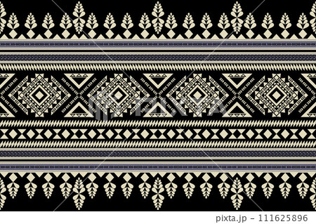 Navajo tribal vector seamless pattern. Native American ornament. Ethnic South Western decor style. Boho geometric ornament. Vector seamless pattern. Mexican blanket, rug. Woven carpet illustration. Navajo tribal vector seamless pattern. Native American ornament. Ethnic South Western decor style. Boho geometric ornament. Vector seamless pattern. Mexican blanket, rug. Woven carpet illustration. 111625896