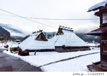 《京都府》美山かやぶきの里　雪灯廊 111626955