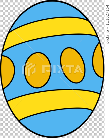 The easter egg drawing  image for holiday concept. 111627154