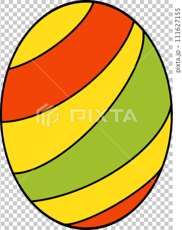 The easter egg drawing  image for holiday concept. 111627155