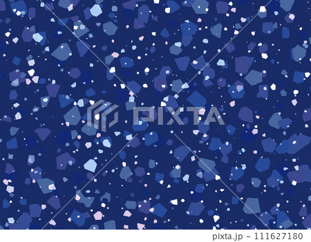 テラゾー柄_石目のテスクチャ背景イラスト_ブルー テラゾー柄_石目のテスクチャ背景イラスト_ブルー 111627180