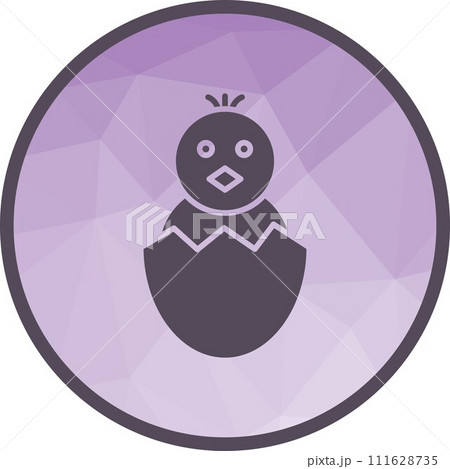 Hatching Chick icon vector image. Hatching Chick icon vector image. 111628735