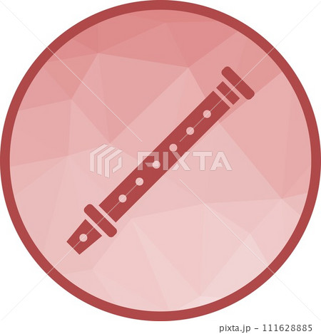 Flute icon vector image. 111628885