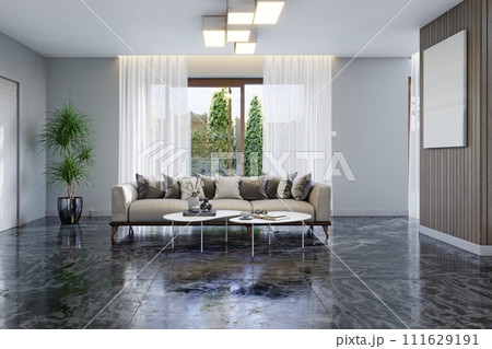 Interior of modern living room Interior of modern living room 111629191
