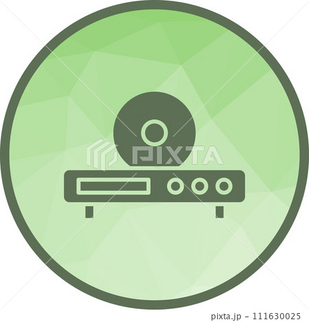 Disc Player icon vector image. Disc Player icon vector image. 111630025