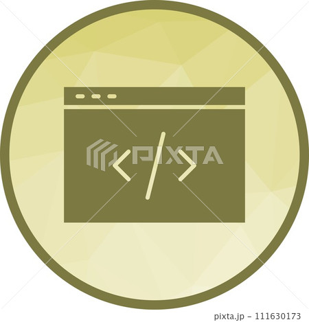 Code icon vector image. Code icon vector image. 111630173