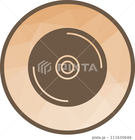 CD icon vector image. CD icon vector image. 111630686