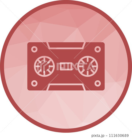 Cassette icon vector image. Cassette icon vector image. 111630689