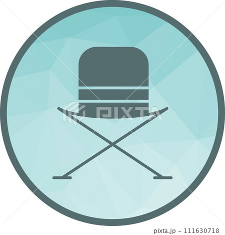 Camping Chair icon vector image. 111630718