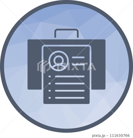 Business Profile icon vector image. Business Profile icon vector image. 111630766
