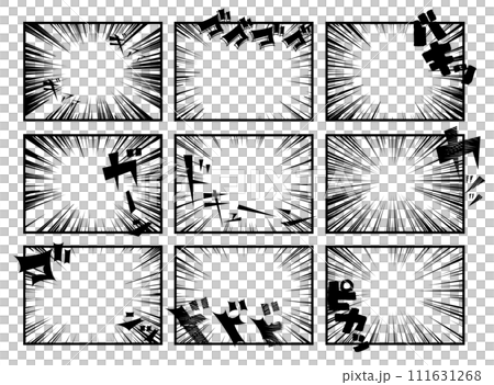 Manga characters Comic sound effects Manga characters Comic sound effects 111631268