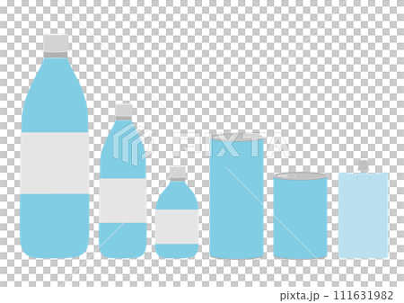 飲用水插畫套裝_淺藍色2 111631982