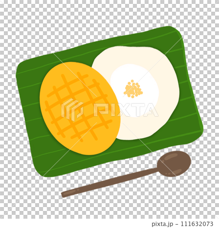 Mango Sticky Rice Cartoon illustration Thai Food Cartoon illustration Mango Sticky Rice Transparency Background Mango Sticky Rice Cartoon illustration Thai Food Cartoon illustration Mango Sticky Rice Transparency Background 111632073