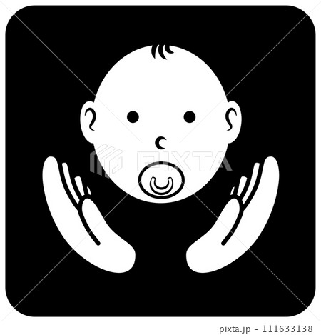 Pediatrics icon for hospitals or medical use 111633138