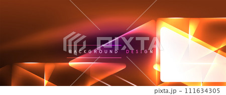 Vibrant Geometric Neon Shiny Line Background. A Bold and Stunning Display of Shapes, Lines, Colors, and Glow, Perfect for Futuristic Modern Designs, Hi-tech Presentations, Technology Web Pages Vibrant Geometric Neon Shiny Line Background. A Bold and Stunning Display of Shapes, Lines, Colors, and Glow, Perfect for Futuristic Modern Designs, Hi-tech Presentations, Technology Web Pages 111634305