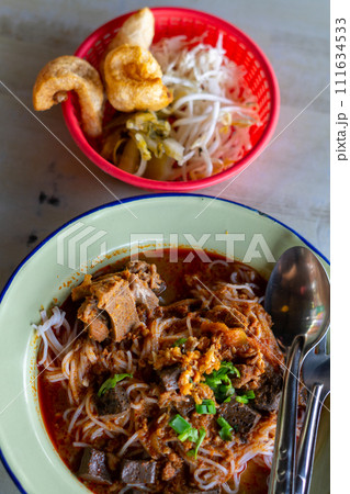 Northern Thai Noodle in Chiang Mai 111634533