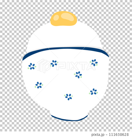 Japanese Rice With Raw Egg Tamago Kake Gohan Cartoon illustration Japanese Food 111638628