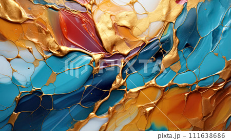 AI-generated content. Trendy metallic original mixed media background. Abstract artwork style, inspired by vintage textures. Luxury abstract background and wallpaper. Composition for yours header AI-generated content. Trendy metallic original mixed media background. Abstract artwork style, inspired by vintage textures. Luxury abstract background and wallpaper. Composition for yours header 111638686