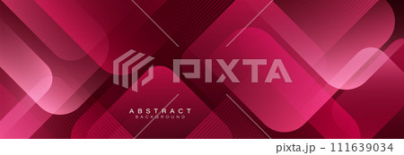 Red geometric abstract background with overlap layer. Glowing square shapes design. Modern futuristic graphic. Suit for cover, brochure, banner web, card, flyer, business, poster, presentation Red geometric abstract background with overlap layer. Glowing square shapes design. Modern futuristic graphic. Suit for cover, brochure, banner web, card, flyer, business, poster, presentation 111639034