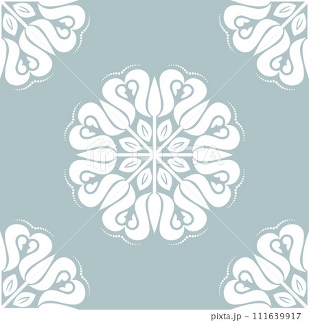 Floral Seamless Pattern With Leaves 111639917