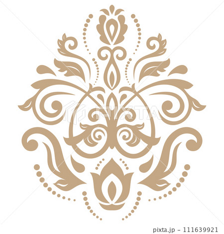 Orient Damask Seamless Background With Arabesques 111639921