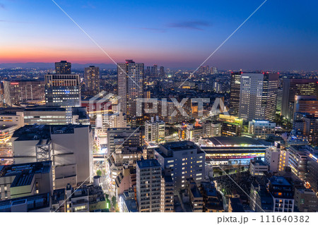 《神奈川県》川崎中心街・都市夜景 111640382