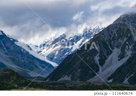 マウントクックのトレッキングコース 111640674