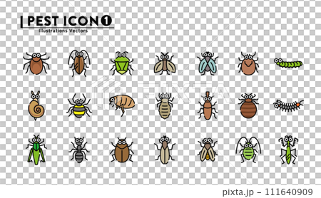 害蟲昆蟲圖 111640909