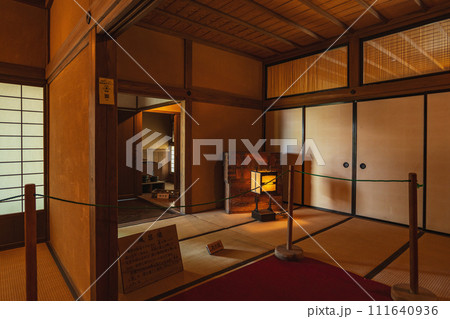 福島 会津武家屋敷 家老屋敷の風呂場 111640936